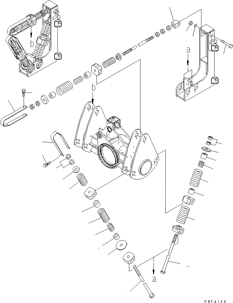 Схема запчастей Komatsu TMA708-1 - MANIPULATOR (/7) MANIPULATOR