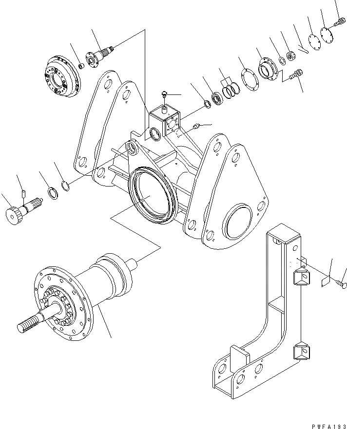 Схема запчастей Komatsu TMA708-1 - MANIPULATOR (7/7) MANIPULATOR