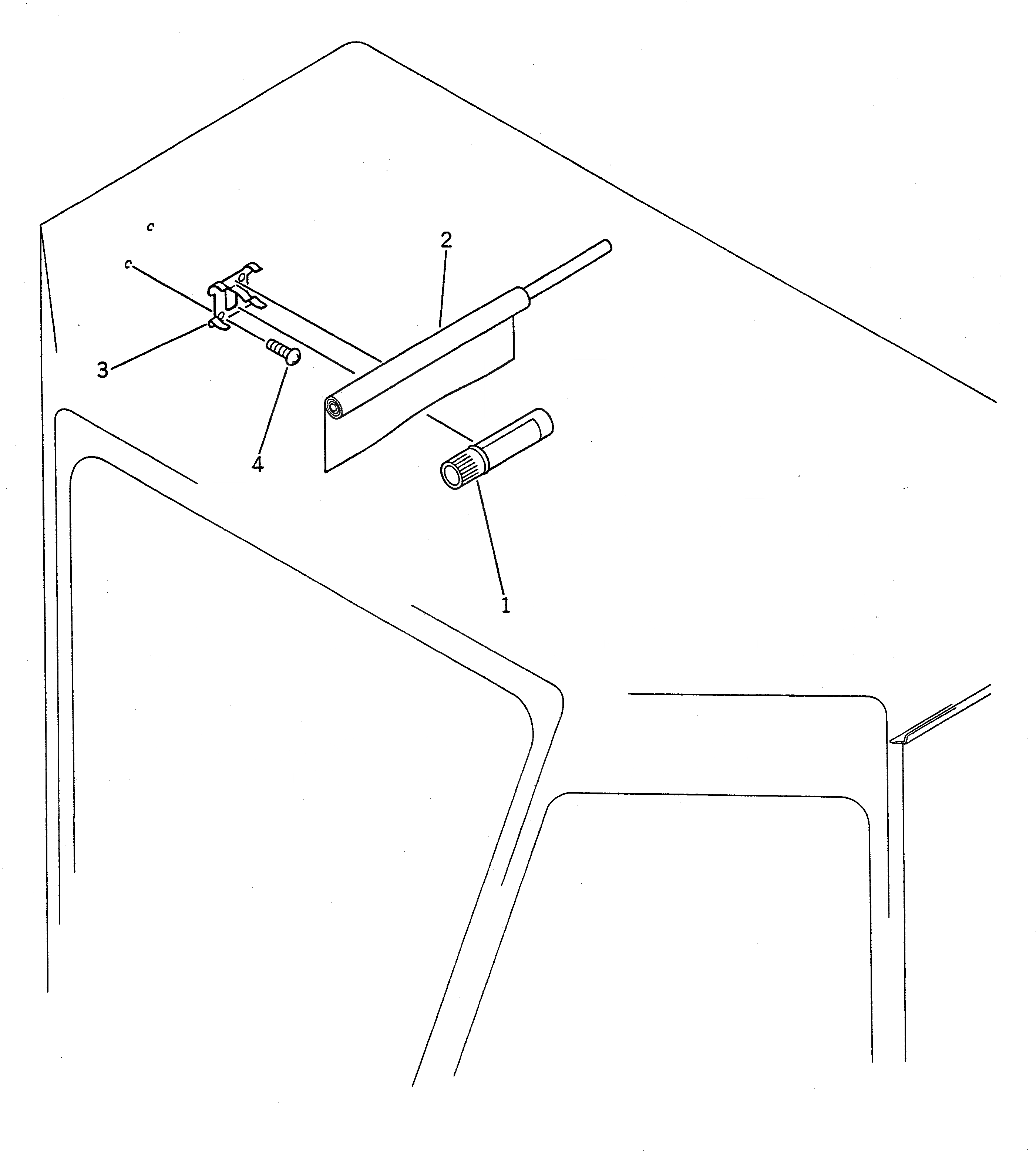 Схема запчастей Komatsu WA100-1 - ПРЕДОХР-ЛИ И RED FLAG (ДЛЯ КАБИНА ДЛЯ 2 ЧЕЛ.)(№-.) СПЕЦ. APPLICATION ЧАСТИ