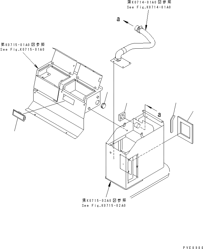 Схема запчастей Komatsu WA100-3-HW - ЛЕВ. КОНСОЛЬН. БЛОК (/) (С КАБИНОЙ ДЛЯ 2 ЧЕЛ.)(№-) КАБИНА ОПЕРАТОРА И СИСТЕМА УПРАВЛЕНИЯ