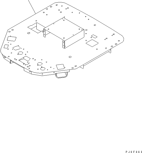 Схема запчастей Komatsu WA100-3-HW - ПОЛ (ОСНОВН. КОНСТРУКЦИЯ) (ОБОГРЕВАТЕЛЬ.) (С КАБИНОЙ ДЛЯ 2 ЧЕЛ. И ТАХОГРАФ) (ДЛЯ E.C.S.S)(№-) КАБИНА ОПЕРАТОРА И СИСТЕМА УПРАВЛЕНИЯ
