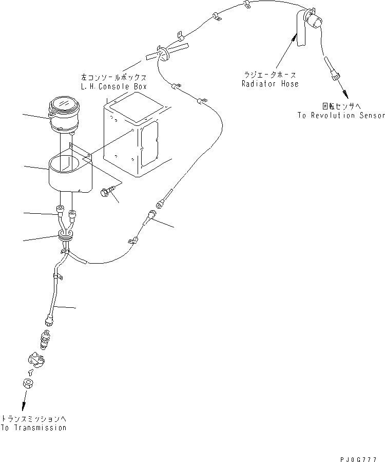 Схема запчастей Komatsu WA100-3-HW - ПОЛ (ТАХОГРАФ) (ОБОГРЕВАТЕЛЬ.) (С КАБИНОЙ ДЛЯ 2 ЧЕЛ. И ТАХОГРАФ)(№-) КАБИНА ОПЕРАТОРА И СИСТЕМА УПРАВЛЕНИЯ