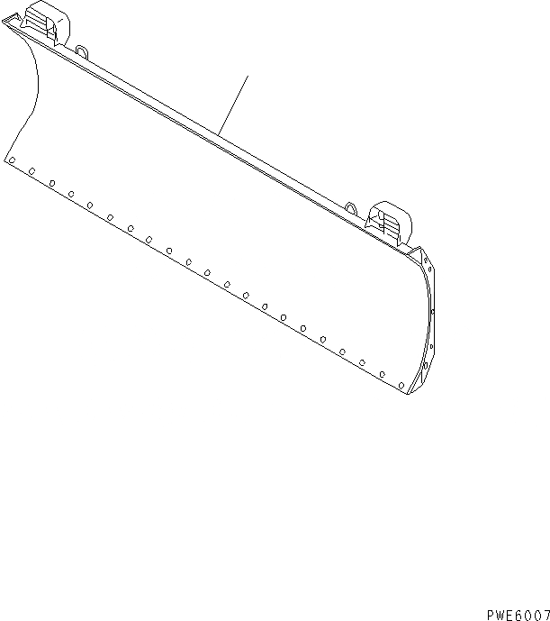 Схема запчастей Komatsu WA100-3-HW - ОТВАЛ (P.A.P.) РАБОЧЕЕ ОБОРУДОВАНИЕ