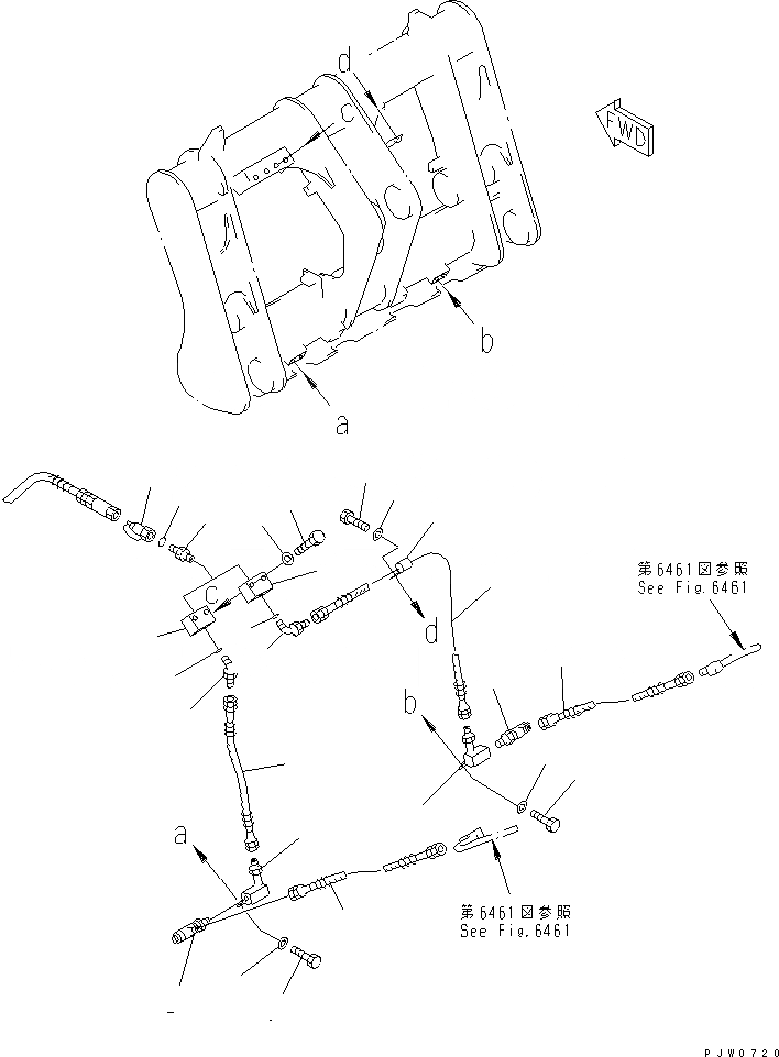Схема запчастей Komatsu WA100-3A-S - КОВШ С 2-СТОРОНН. РАЗГРУЗКОЙ (/) (ПОДАЮЩ. ТРУБЫ)(№-) РАБОЧЕЕ ОБОРУДОВАНИЕ