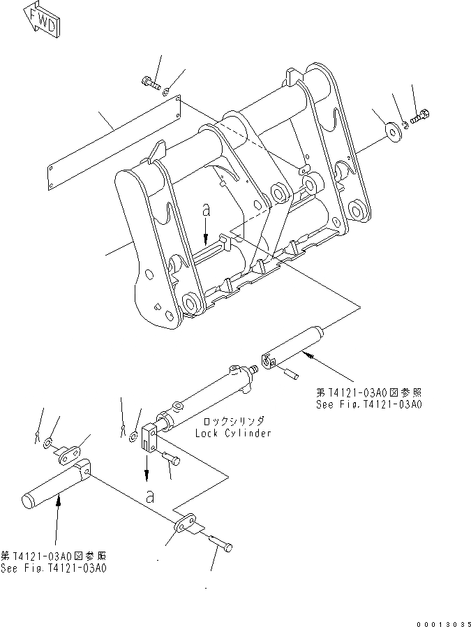 Схема запчастей Komatsu WA100-5 - СОЕДИНИТ. УСТР-ВО (ДЛЯ P.A.P. ИЛИ S.P.A.P.) РАБОЧЕЕ ОБОРУДОВАНИЕ