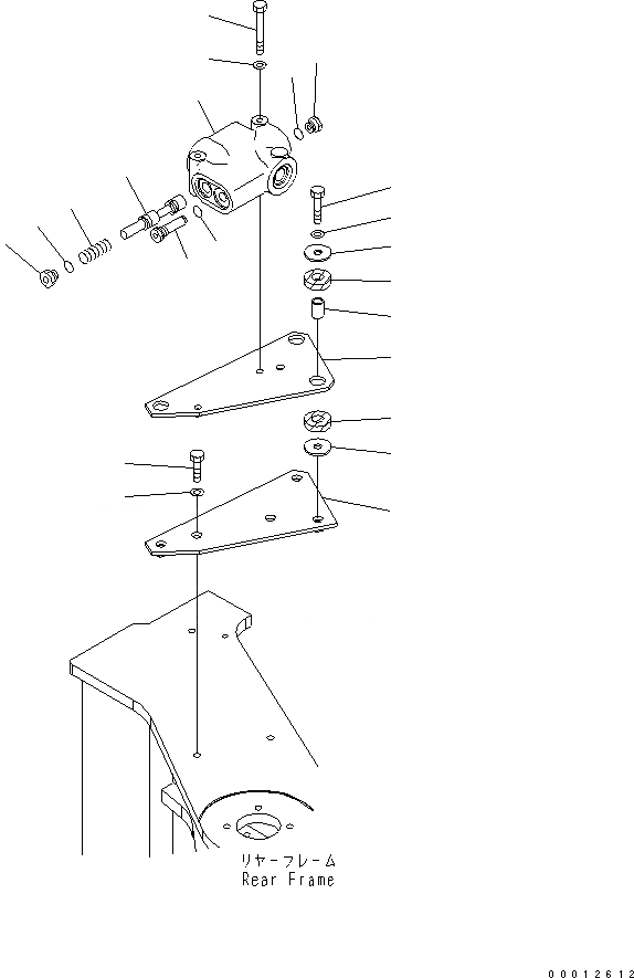 Схема запчастей Komatsu WA100-5-SS - КЛАПАН РУЛЕВОГО УПРАВЛЕНИЯ ГИДРАВЛИКА