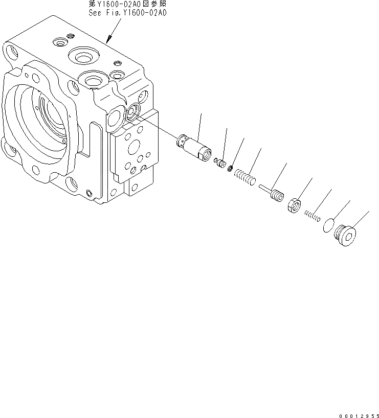 Схема запчастей Komatsu WA100-5-SS - HST НАСОС (/) ОСНОВН. КОМПОНЕНТЫ И РЕМКОМПЛЕКТЫ