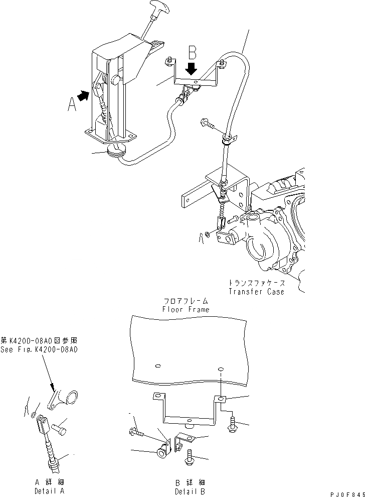 Схема запчастей Komatsu WA100M-3-CB - СТОЯНОЧНЫЙ ТОРМОЗ ЭЛЕМЕНТЫ УПРАВЛ-Я (МЕХАНИЗМ)(№-) OPERATIORS ОБСТАНОВКА И СИСТЕМА УПРАВЛЕНИЯ
