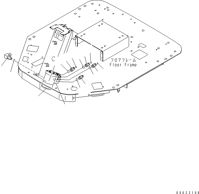 Схема запчастей Komatsu WA100M-3-CB - РУЛЕВ. УПРАВЛЕНИЕ ЗАПРАШИВАЮЩ. КЛАПАН(№-) OPERATIORS ОБСТАНОВКА И СИСТЕМА УПРАВЛЕНИЯ