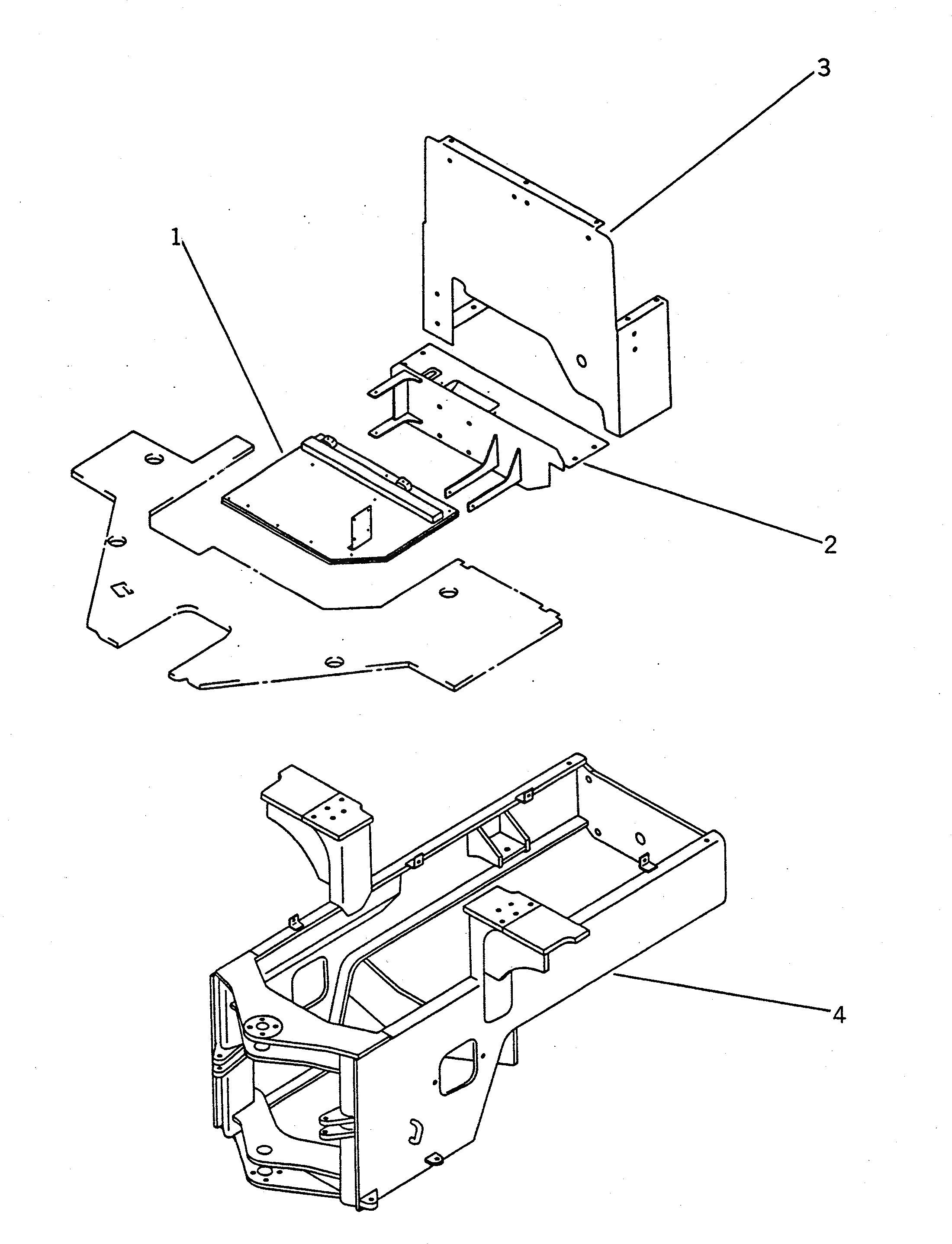 Схема запчастей Komatsu WA100SS-1 - ОБОГРЕВАТЕЛЬ. (/) (ДЛЯ КАБИНА ДЛЯ 2 ЧЕЛ.)(№-9999) СПЕЦ. APPLICATION ЧАСТИ