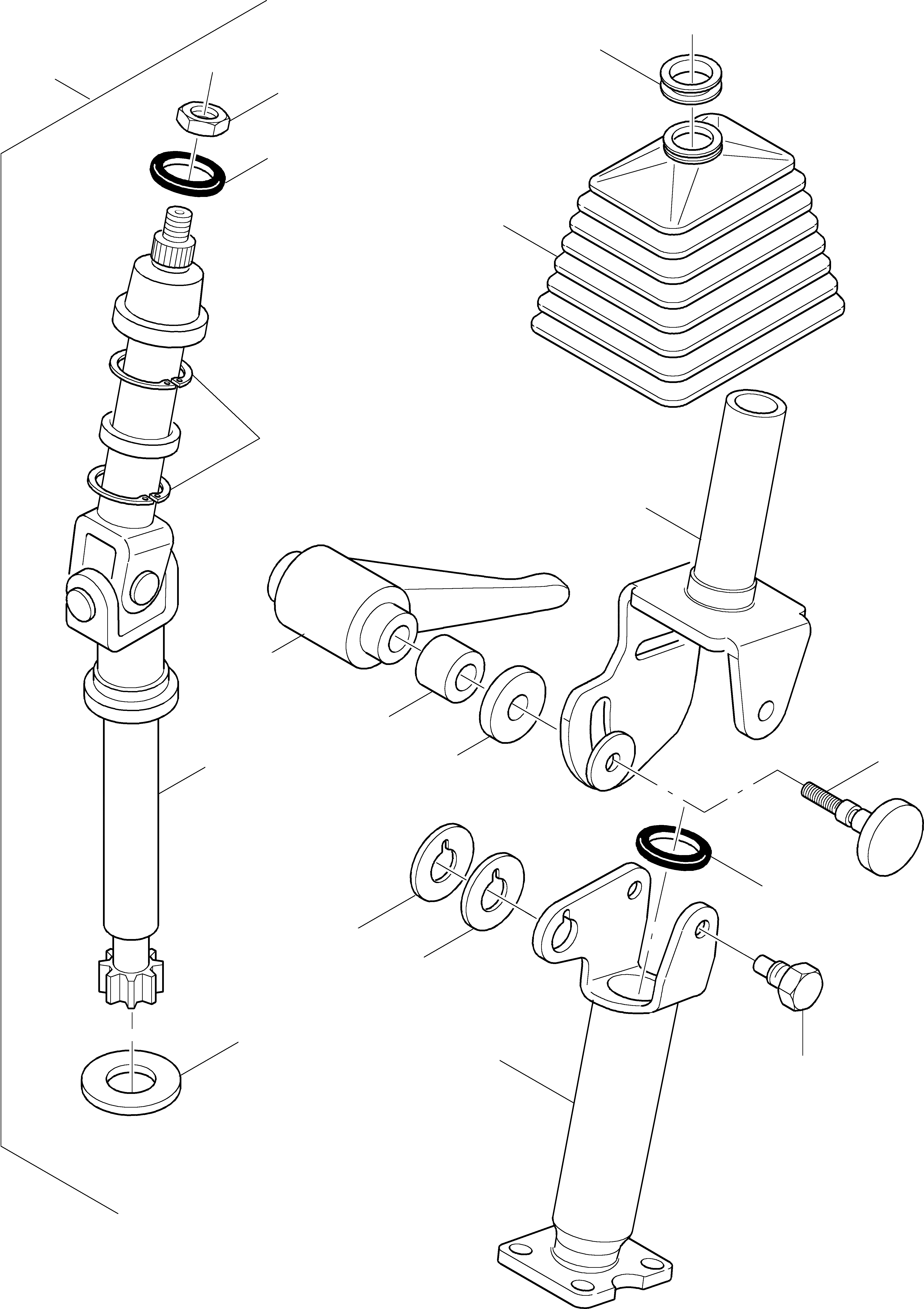Схема запчастей Komatsu WA115-3 - РУЛЕВ. КОЛОН. 7 РУЛЕВ. УПРАВЛЕНИЕ