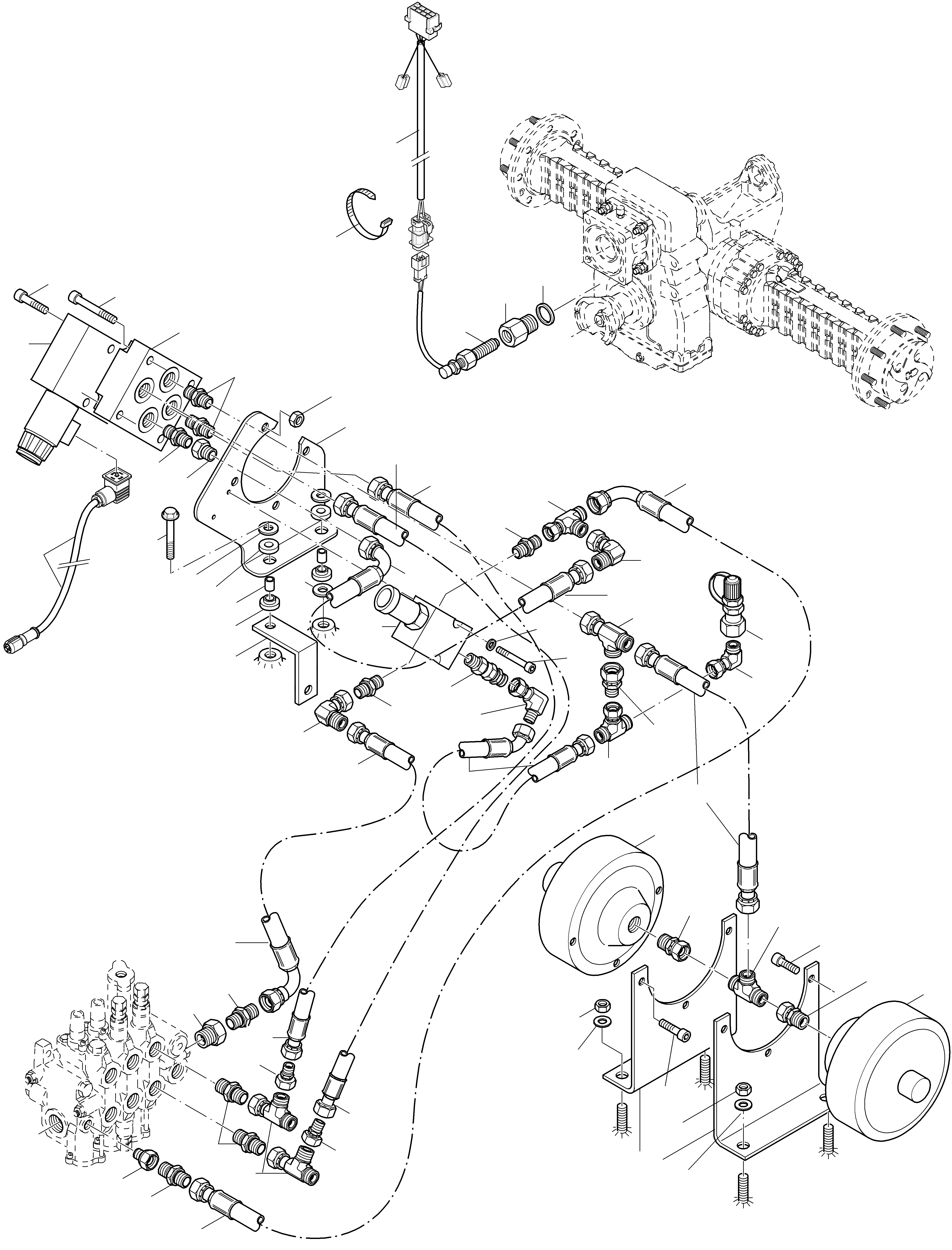 Схема запчастей Komatsu WA115-3 - A.L.S. ОБОРУД-Е ОБОРУД-Е