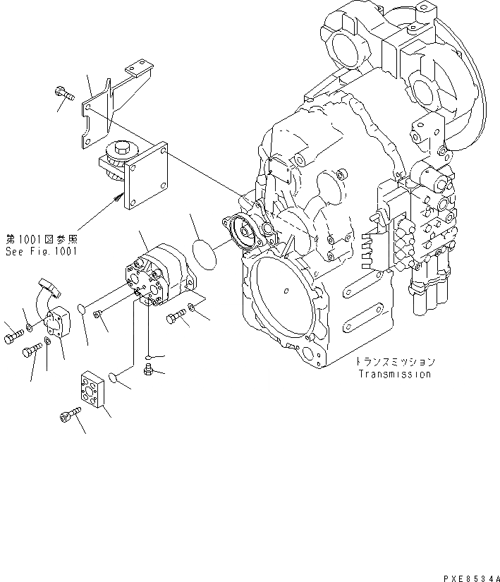 Схема запчастей Komatsu WA120-3 - ЭКСТРЕНН. РУЛЕВ. УПРАВЛЕНИЕ (ТРАНСМИССИЯ КОМПОНЕНТЫ) (ДЛЯ -SPEED)(№-) СПЕЦ. APPLICATION ЧАСТИ