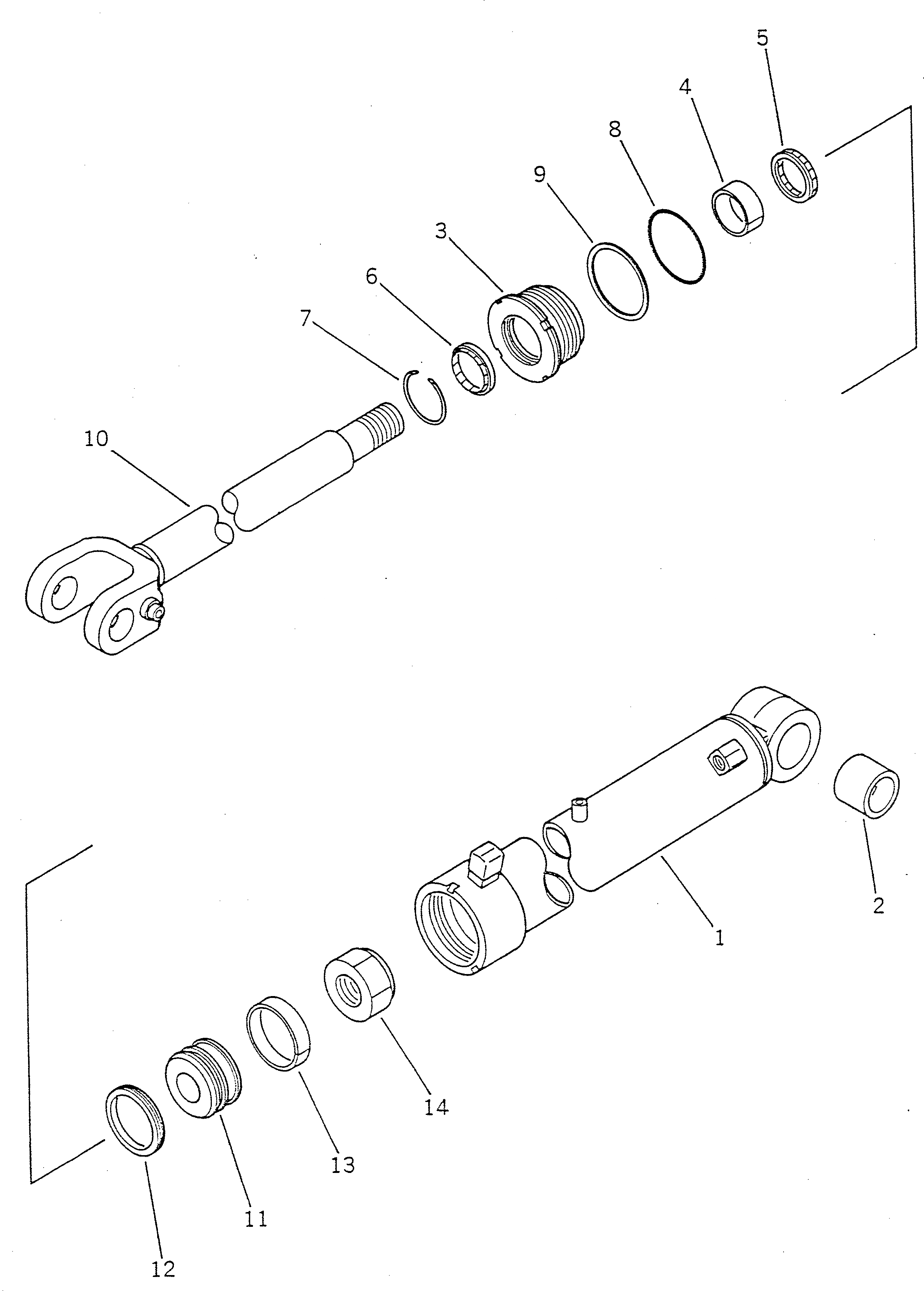 Схема запчастей Komatsu WA120-1 - ГИДРОЦИЛИНДР ПОДЪЕМА УПРАВЛ-Е РАБОЧИМ ОБОРУДОВАНИЕМ