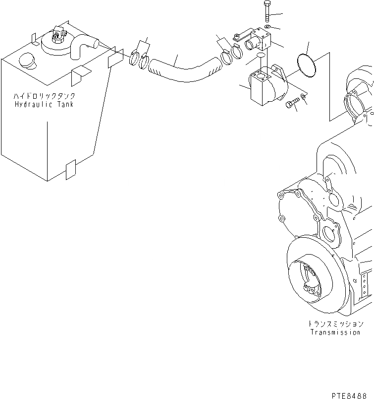 Схема запчастей Komatsu WA120-3 - ГИДР. НАСОС. (С ЭКСТРЕНН. УПРАВЛ.) ГИДРАВЛИКА