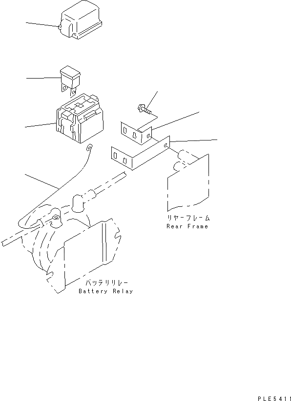 Схема запчастей Komatsu WA120-3CS - ПРОВОДКА (МЕДЛЕННО ПЕРЕГОРАЮЩ. ПРЕДОХРАНИТЕЛЬ И КРЕПЛЕНИЕ) ЭЛЕКТРИКА