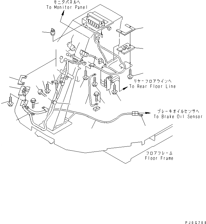 Схема запчастей Komatsu WA120-3 - ПОЛ Э/ПРОВОДКА (ДЛЯ ЕС)(№9-) OPERATIORS ОБСТАНОВКА И СИСТЕМА УПРАВЛЕНИЯ