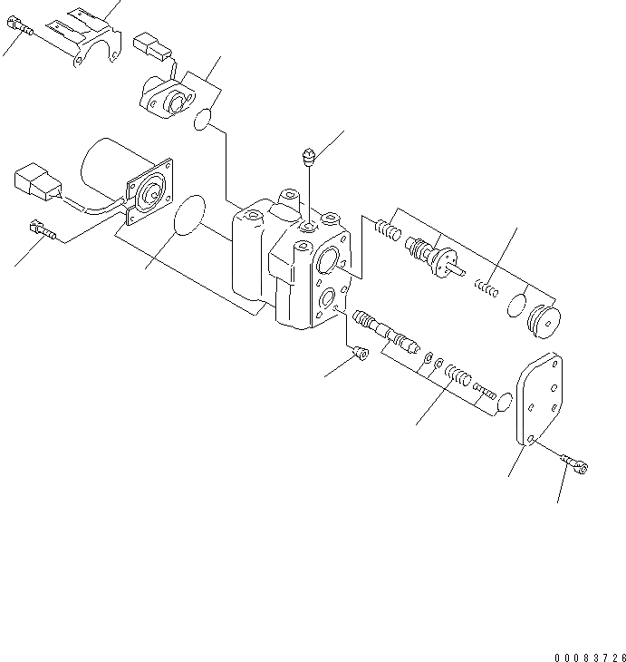 Схема запчастей Komatsu WA1200-3 - ГИДРОТРАНСФОРМАТОР MODULATE МУФТА (/) (ECMV) ГИДРОТРАНСФОРМАТОР И ТРАНСМИССИЯ