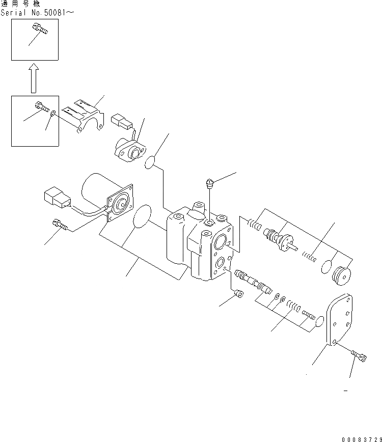Схема запчастей Komatsu WA1200-3 - КЛАПАН УПРАВЛЕНИЯ ТРАНСМИССИЕЙ (ECMV) (/) ГИДРОТРАНСФОРМАТОР И ТРАНСМИССИЯ