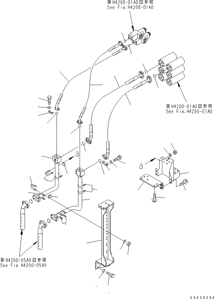 Схема запчастей Komatsu WA1200-3 - ГИДРАВЛ ЛИНИЯ (IN ФИЛЬТР - УПРАВЛЯЮЩ. КЛАПАН /)(№-) ГИДРАВЛИКА