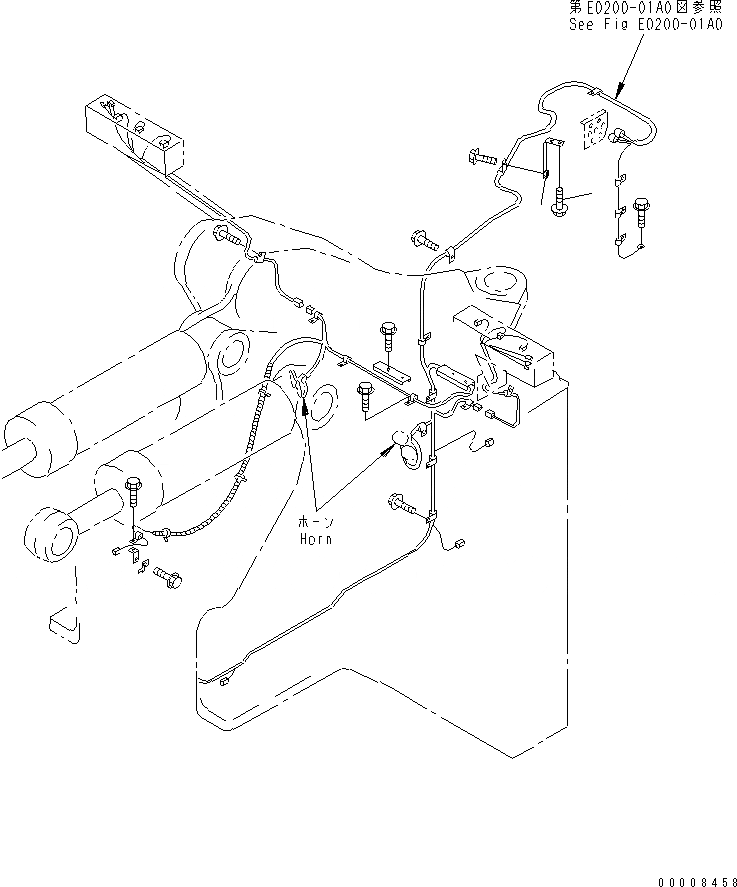 Схема запчастей Komatsu WA1200-3 - ПОЛ SUB (Э/ПРОВОДКА КОРПУС)(№-) КАБИНА ОПЕРАТОРА И СИСТЕМА УПРАВЛЕНИЯ