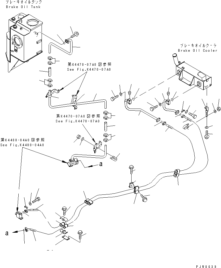 Схема запчастей Komatsu WA1200-3 - ТОРМОЗ. ОХЛАЖД-Е (ЛИНИЯ ОХЛАЖДЕНИЯ /)(№-77) КАБИНА ОПЕРАТОРА И СИСТЕМА УПРАВЛЕНИЯ