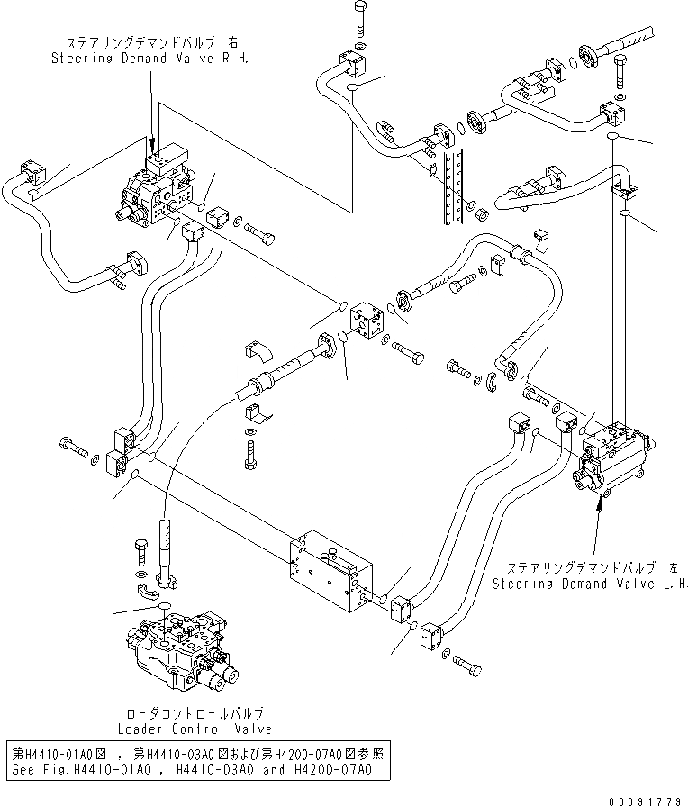 Схема запчастей Komatsu WA1200-3 - ПЕРЕДН. РАМА (О-КОЛЬЦО КОМПЛЕКТ)(№79-) ОСНОВН. КОМПОНЕНТЫ И РЕМКОМПЛЕКТЫ