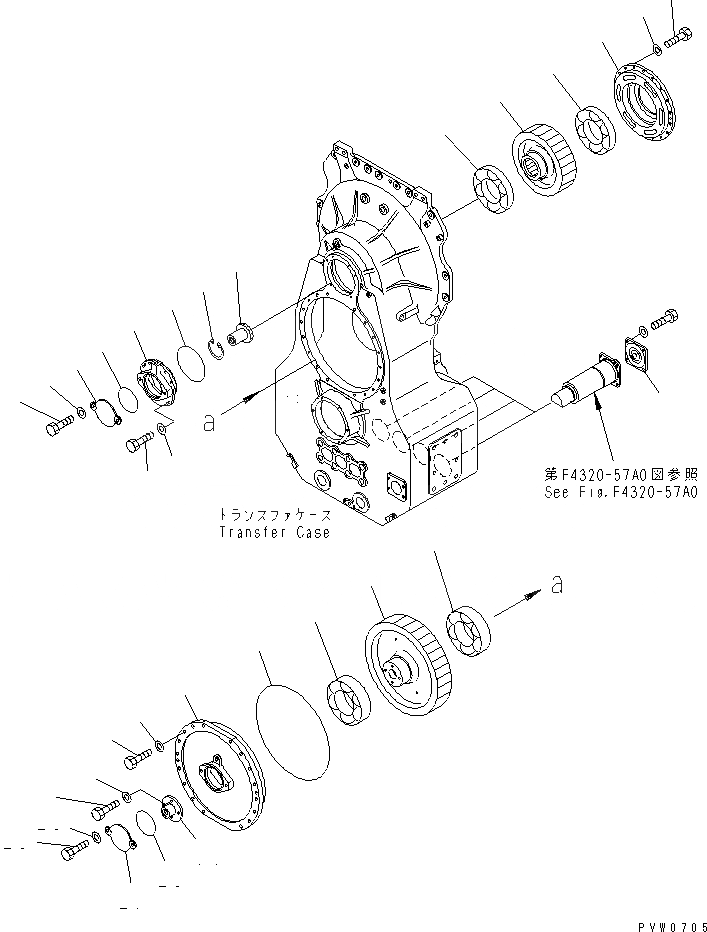 Схема запчастей Komatsu WA1200-3 - ТРАНСМИССИЯ ПЕРЕДАЧА ПРИВОД ГИДРОТРАНСФОРМАТОР И ТРАНСМИССИЯ