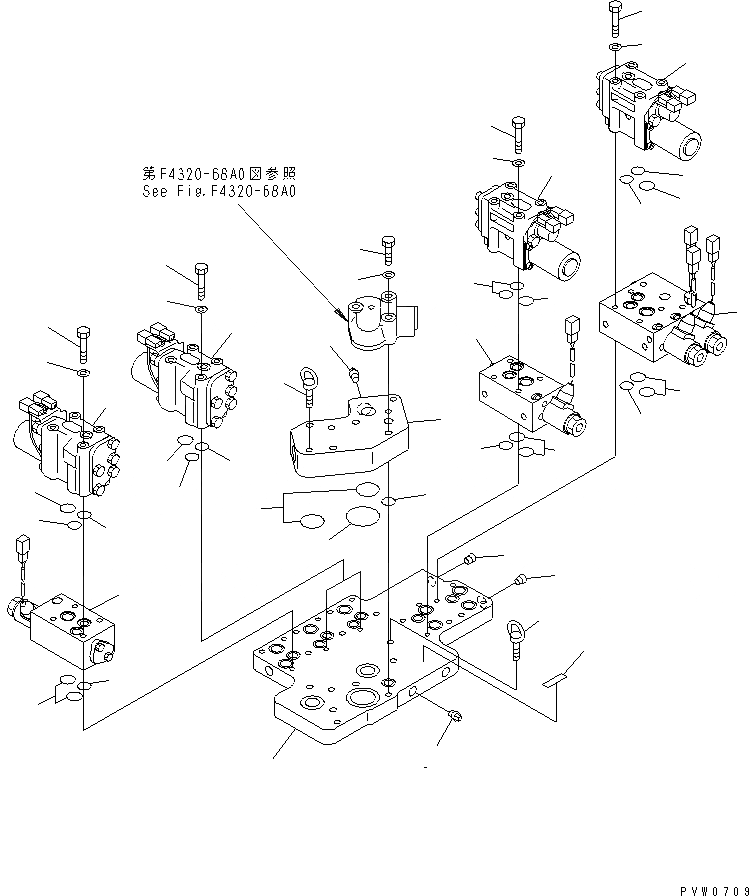 Схема запчастей Komatsu WA1200-3 - КЛАПАН УПРАВЛЕНИЯ ТРАНСМИССИЕЙ ГИДРОТРАНСФОРМАТОР И ТРАНСМИССИЯ