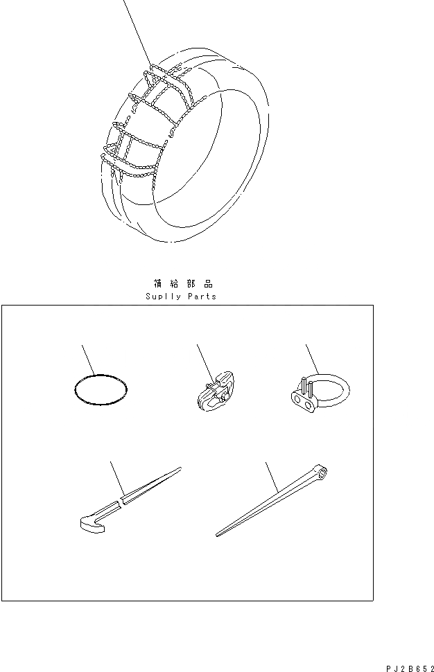 Схема запчастей Komatsu WA1200-3 - ШИНЫ ПРОТЕКТОР (/-7) ПОДВЕСКА И КОЛЕСА