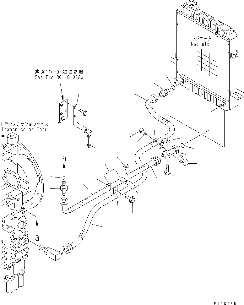 Схема запчастей Komatsu WA120L-3 - ГИДРОЛИНИЯ ТРАНСМИССИИ (ГИДРОТРАНСФОРМАТОР И ТРАНСМИССИЯ ЛИНИЯ)(№-8) ТРАНСМИССИЯ