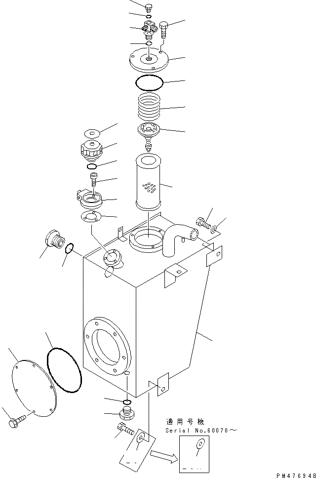 Схема запчастей Komatsu WA150-3-X - ПЕРЕДН. РАМА (С СОЕДИНИТ. УСТР-ВО)(№-) РАМА И ЧАСТИ КОРПУСА