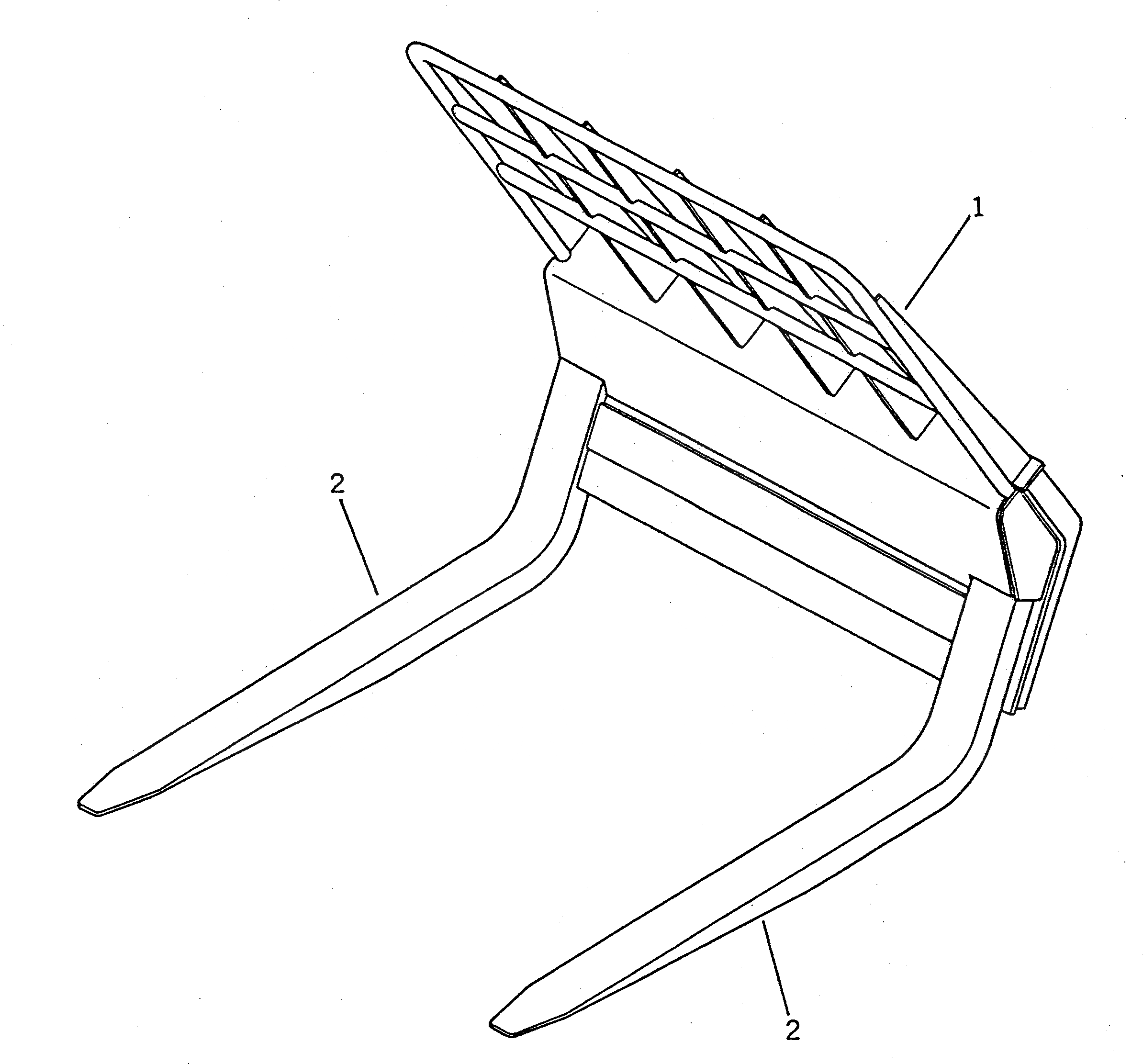 Схема запчастей Komatsu WA150-1 - РАЗГРУЗКАING ВИЛЫ РАБОЧЕЕ ОБОРУДОВАНИЕ