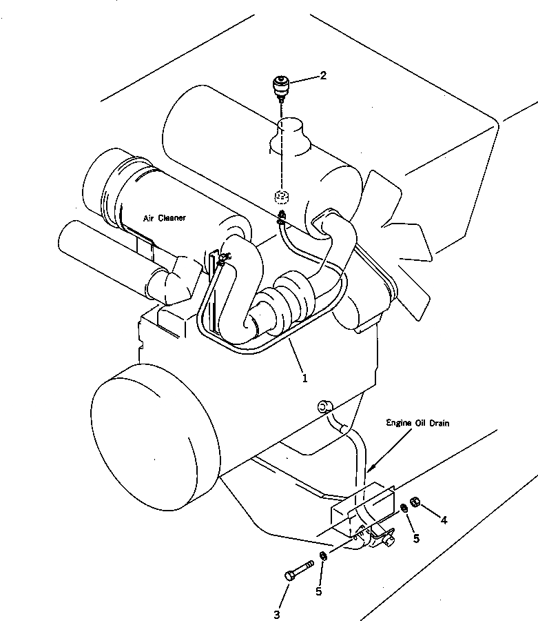 Схема запчастей Komatsu WA150-1 - ДВИГАТЕЛЬ RERATED ЧАСТИ (TBG/ABE СПЕЦ-Я.)(№-9999) СПЕЦ. APPLICATION ЧАСТИ
