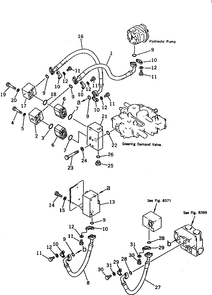 Схема запчастей Komatsu WA150-1 - ГИДРОЛИНИЯ ЭКСТРЕННОГО УПРАВЛЕНИЯ (/) (ABE СПЕЦ-Я.)(№-9999) СПЕЦ. APPLICATION ЧАСТИ