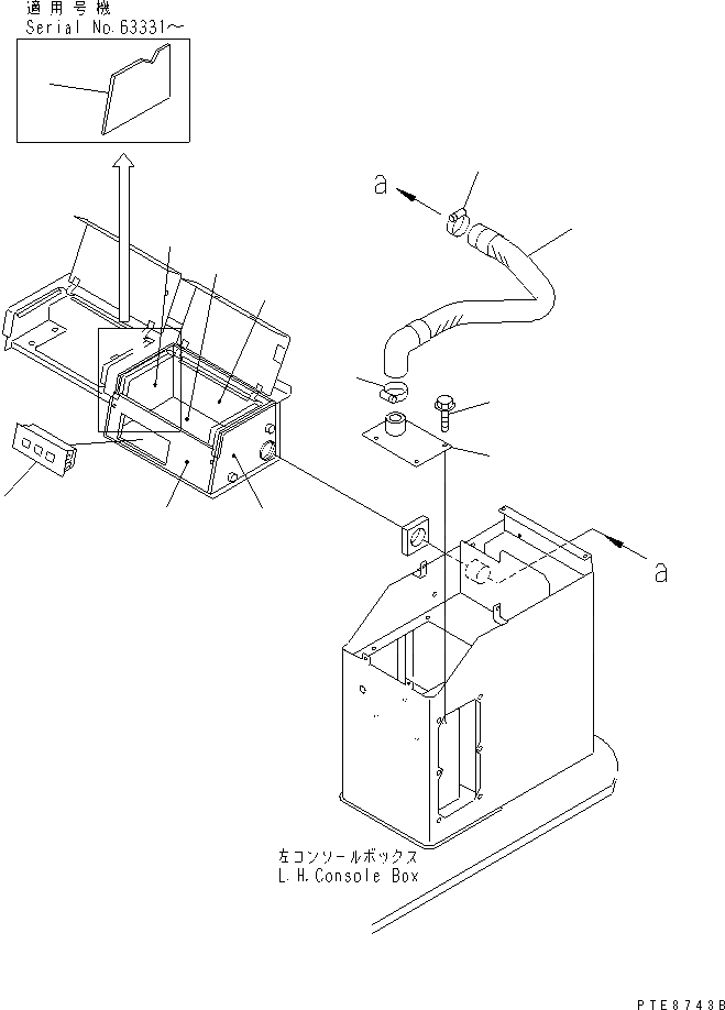 Схема запчастей Komatsu WA150-3 - ОХЛАДИТЕЛЬ И ОБОГРЕВАТЕЛЬ. КОРПУС (КАБИНА ROPS)(№-) КАБИНА ОПЕРАТОРА И СИСТЕМА УПРАВЛЕНИЯ
