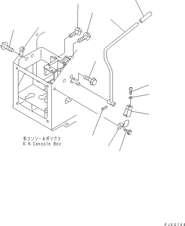 Схема запчастей Komatsu WA150-3 - УПРАВЛЕНИЕ ПОГРУЗКОЙ (РЫЧАГ БЛОКИРОВКИ) (С 4-Х СЕКЦИОНН. УПРАВЛЯЮЩ. КЛАПАН)(№-) КАБИНА ОПЕРАТОРА И СИСТЕМА УПРАВЛЕНИЯ