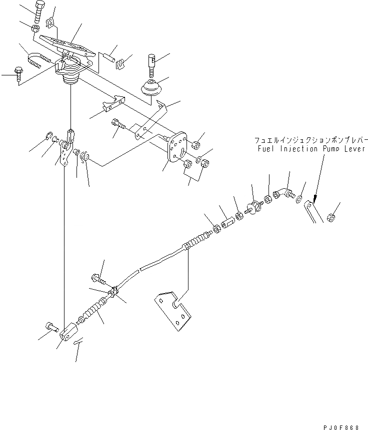 Схема запчастей Komatsu WA150-3-SN - ПОЛ (УПРАВЛ-Е ДВИГАТЕЛЕМ)(№-) КАБИНА ОПЕРАТОРА И СИСТЕМА УПРАВЛЕНИЯ