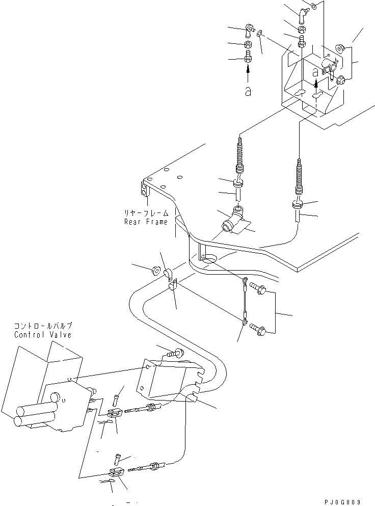 Схема запчастей Komatsu WA150-3-SN - УПРАВЛЕНИЕ ПОГРУЗКОЙ (МЕХ-М УПРАВЛ-Я)(№-) КАБИНА ОПЕРАТОРА И СИСТЕМА УПРАВЛЕНИЯ
