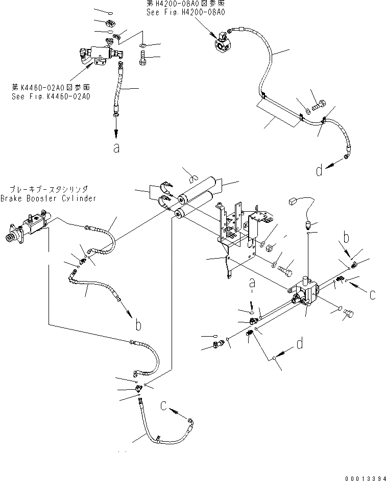Схема запчастей Komatsu WA150-5 - УПРАВЛ-Е ТОРМОЗОМ (ЗАГРУЗОЧН. КЛАПАН) КАБИНА ОПЕРАТОРА И СИСТЕМА УПРАВЛЕНИЯ