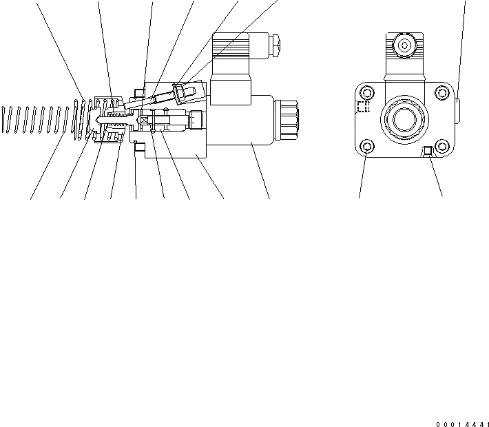Схема запчастей Komatsu WA150-5-A - МОТОР (/) ОСНОВН. КОМПОНЕНТЫ И РЕМКОМПЛЕКТЫ