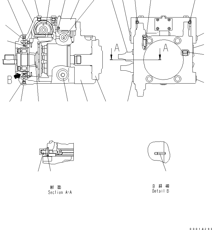 Схема запчастей Komatsu WA150-5-TK - НАСОС (/) ОСНОВН. КОМПОНЕНТЫ И РЕМКОМПЛЕКТЫ