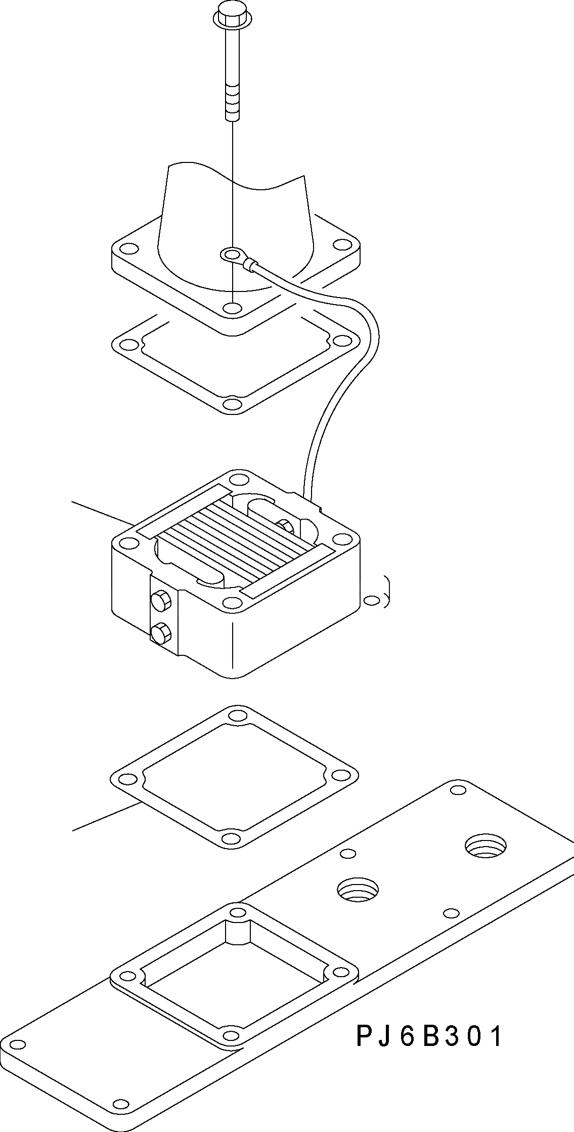 Схема запчастей Komatsu WA150-5 - ПОДОГРЕВАТЕЛЬ ВПУСКА ВОЗДУХА AA ДВИГАТЕЛЬ