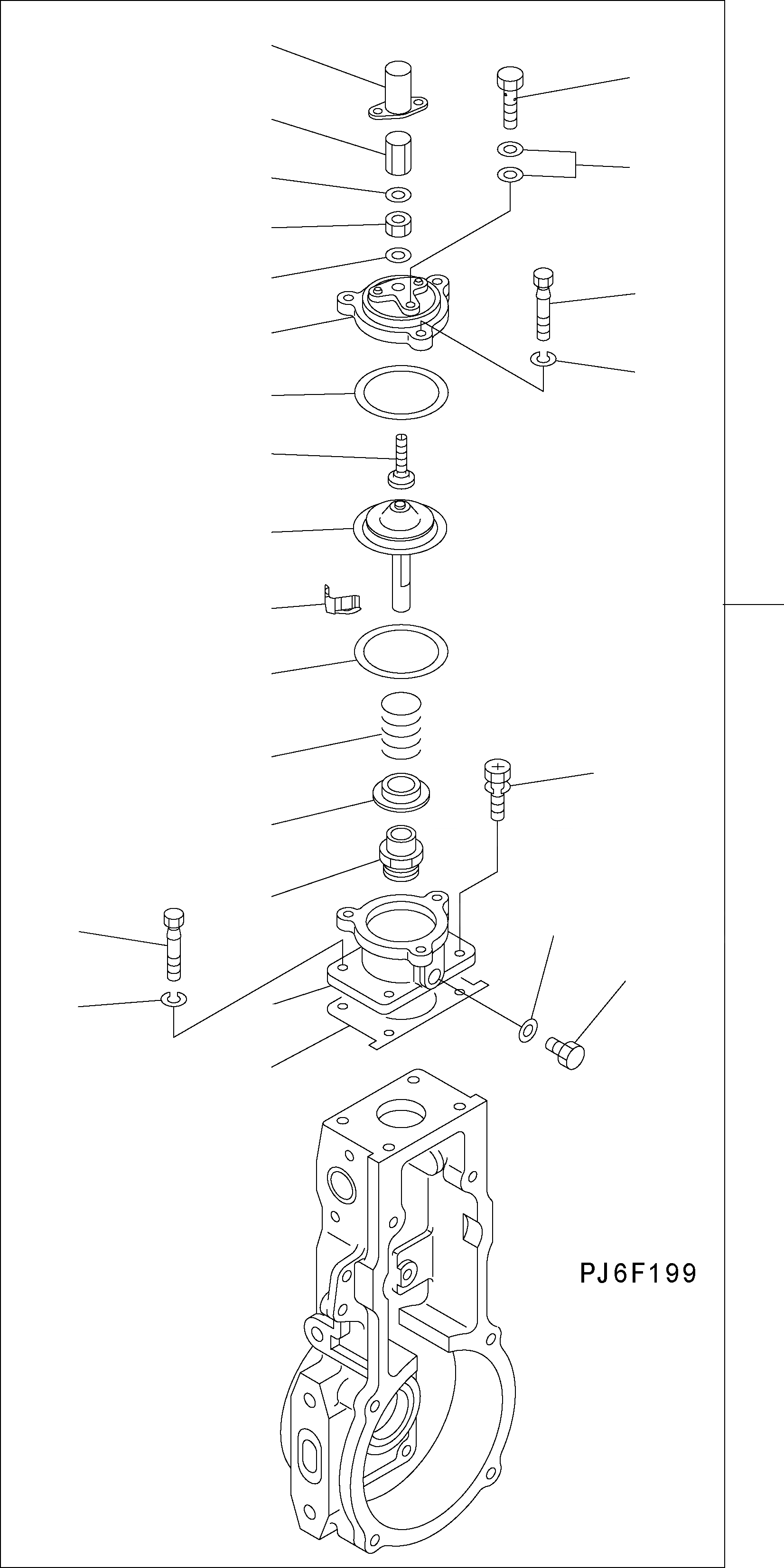 Схема запчастей Komatsu WA150-5 - ТОПЛ. НАСОС (РЕГУЛЯТОР / - ВНУТР. ЧАСТИ) AA ДВИГАТЕЛЬ