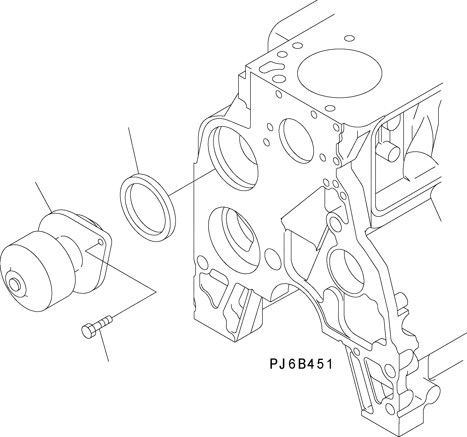 Схема запчастей Komatsu WA150-5 - ВОДЯНАЯ ПОМПА (DUST ЗАЩИТА) AA ДВИГАТЕЛЬ
