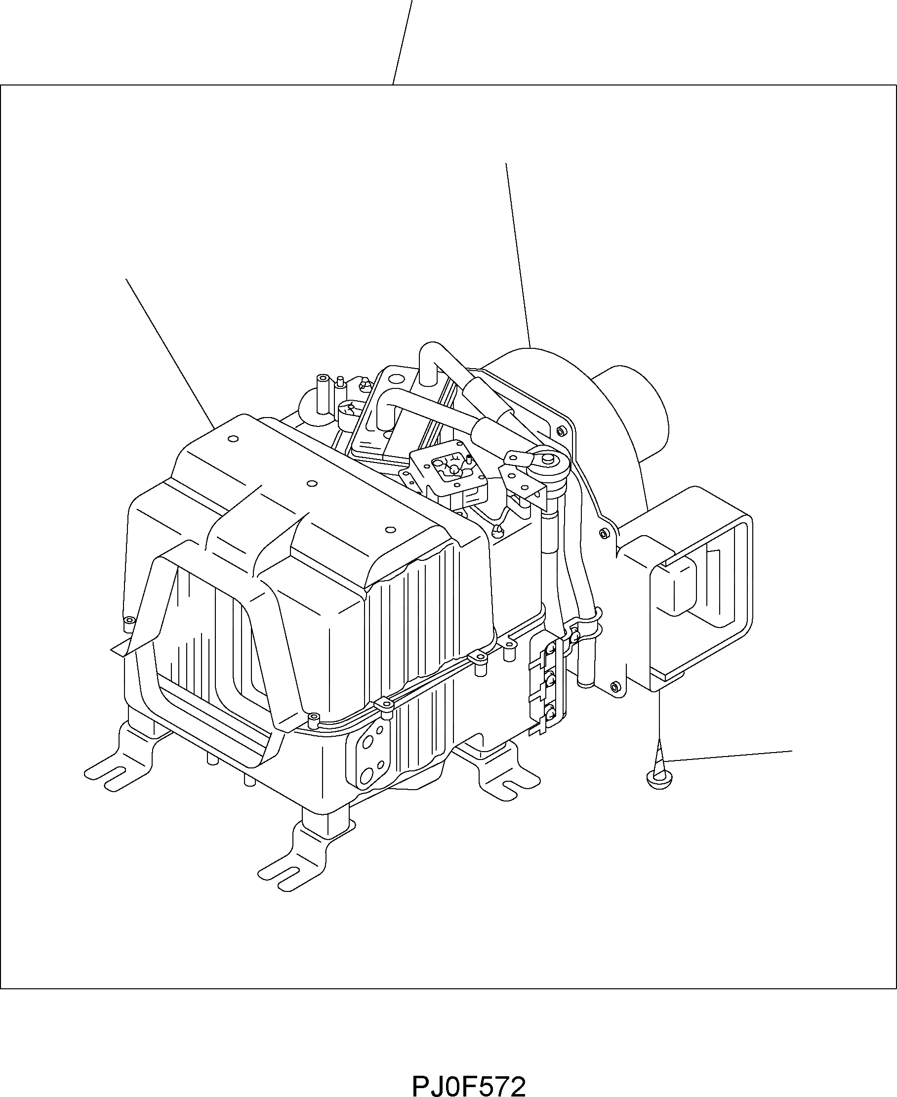 Схема запчастей Komatsu WA150-5 - БЛОК КОНДИЦИОНЕРА K OPERATORґS ОБСТАНОВКА И СИСТЕМА УПРАВЛЕНИЯ