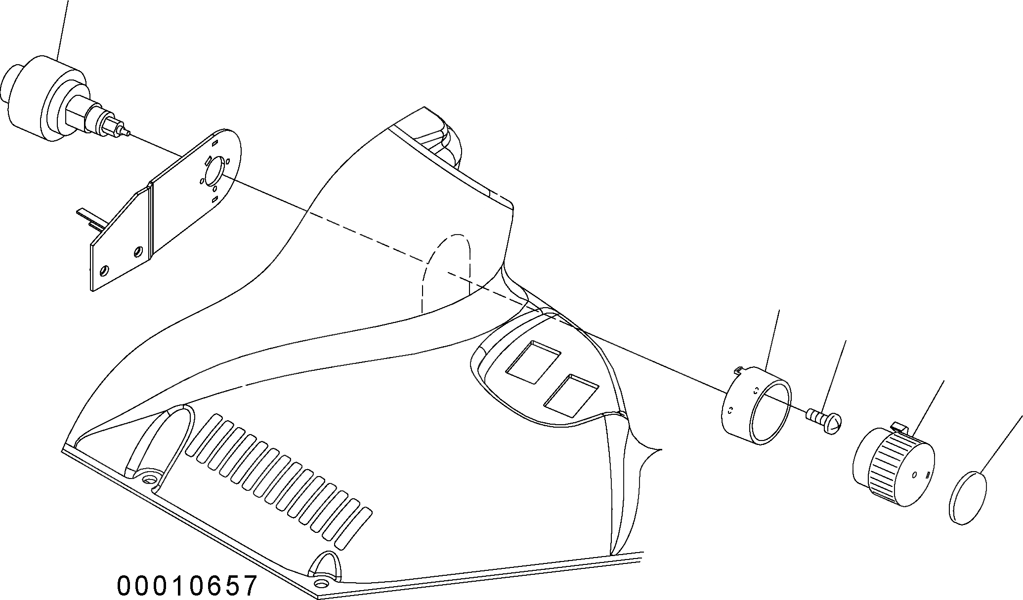 Схема запчастей Komatsu WA150-5 - ПОЛ (ВКЛЮЧЕНИЕ ДВОРНИКОВ) K OPERATORґS ОБСТАНОВКА И СИСТЕМА УПРАВЛЕНИЯ