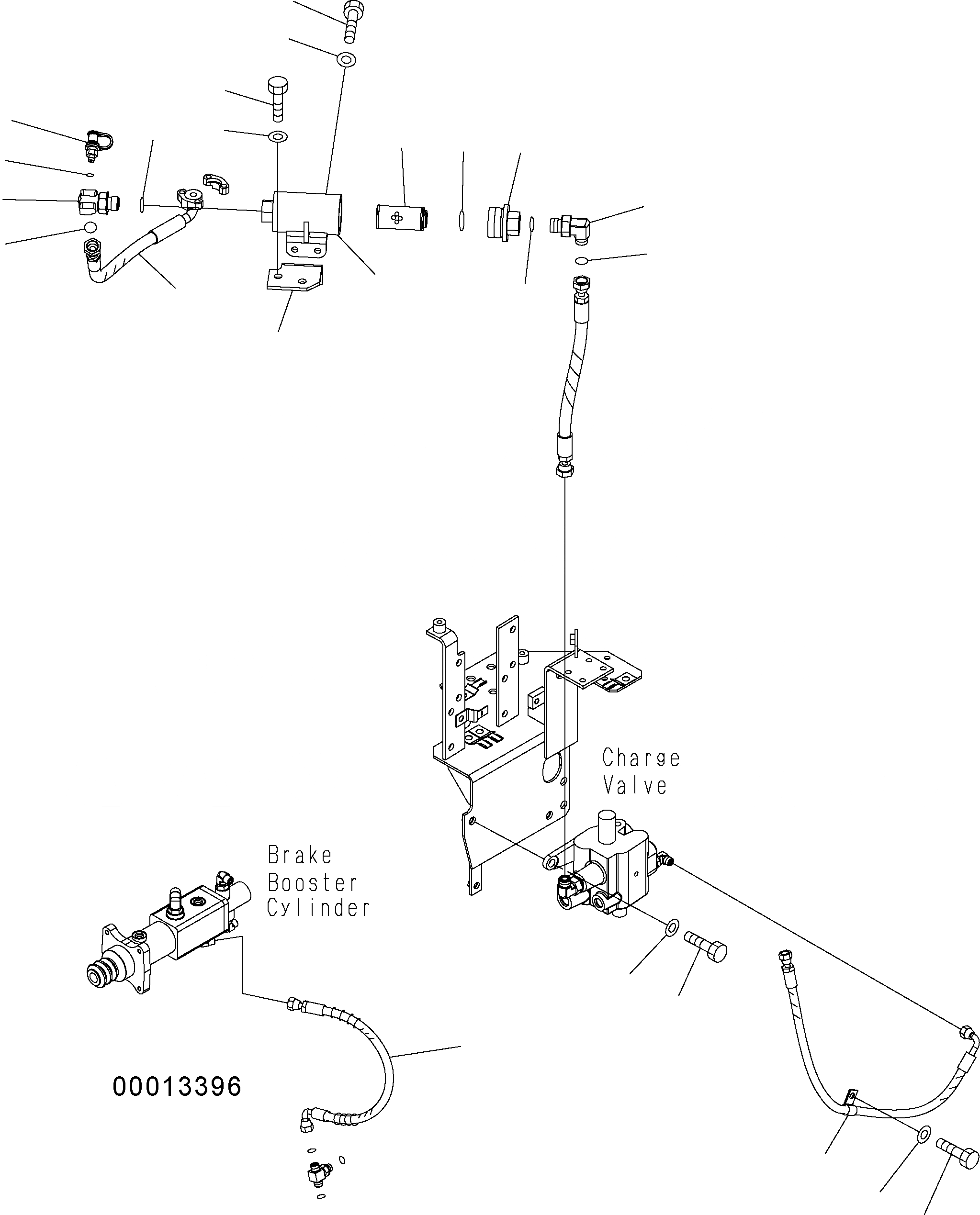 Схема запчастей Komatsu WA150-5 - УПРАВЛ-Е ТОРМОЗОМ (ACUUMLATOR) K OPERATORґS ОБСТАНОВКА И СИСТЕМА УПРАВЛЕНИЯ