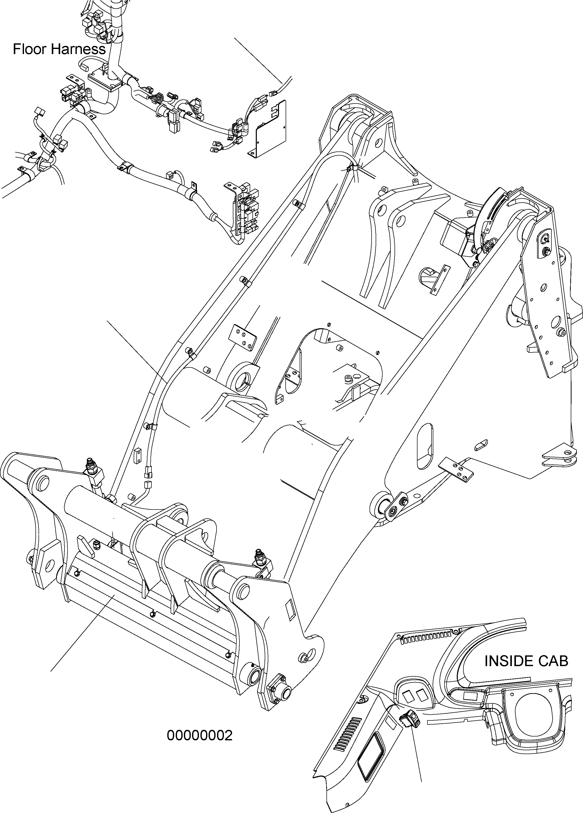 Схема запчастей Komatsu WA150-5 - БЫСТРОСЪЕМН. МЕХ-М T РАБОЧЕЕ ОБОРУДОВАНИЕ