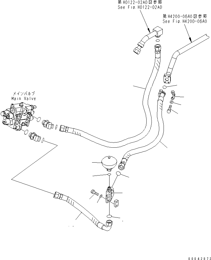 Схема запчастей Komatsu WA150L-5 - ГИДРОЛИНИЯ ГИДРАВЛИКА